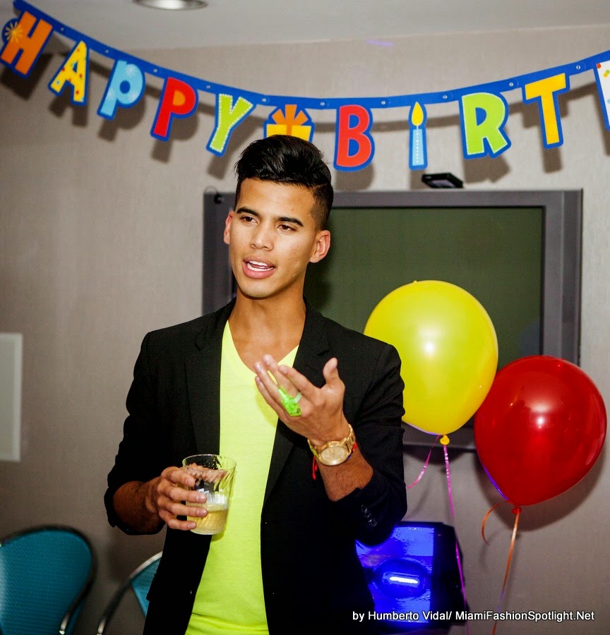 Socialite Jonathan Torres celebrated his birthday at the luxurious Platinum Condo in Miami
