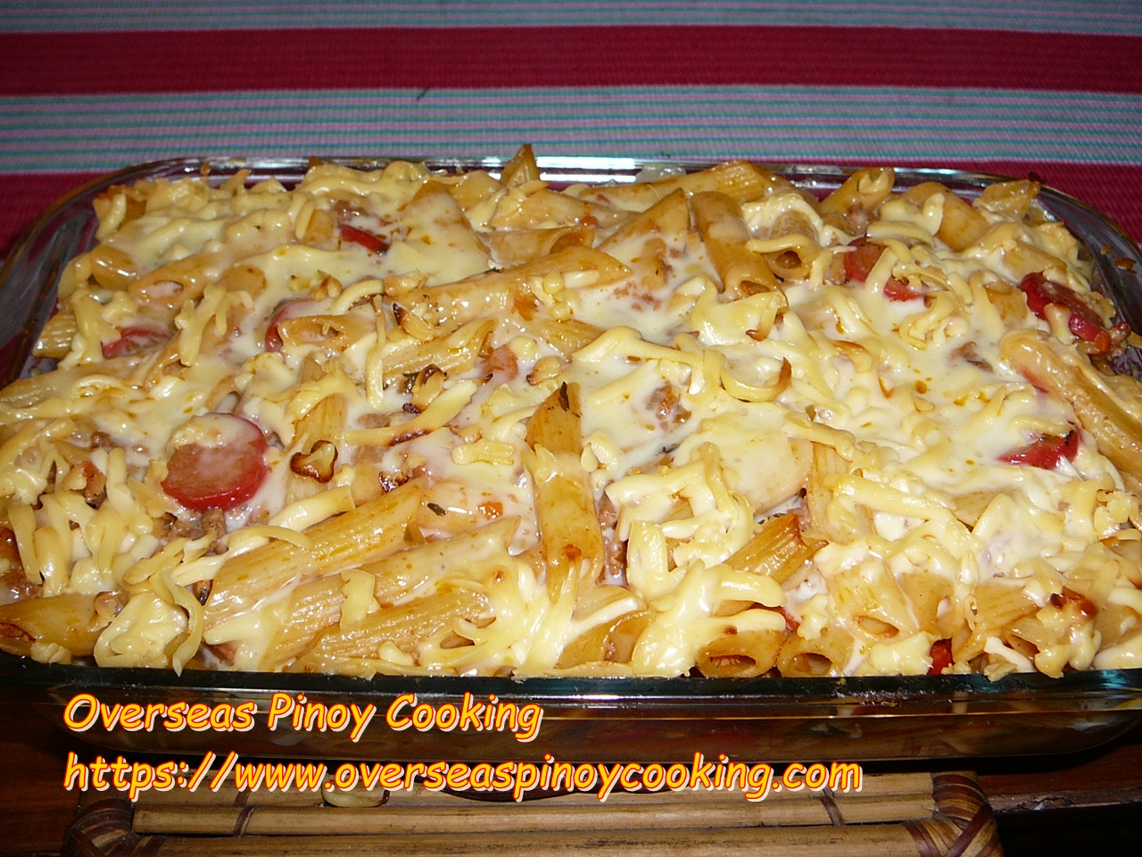 Pinoy Baked Penne Pasta