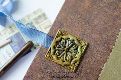Scraps of Darkness scrapbook kits video tutorial: DIY Vintage Art Journal / Planner w/our May 2017 kit, by Tanya SonataJoy