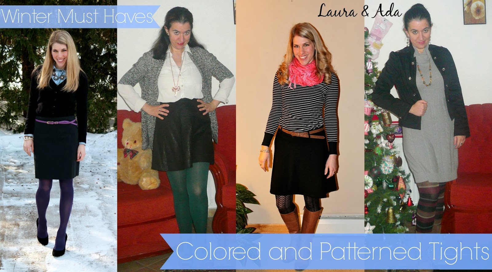 Winter Must Haves: Colored and Patterned Tights - I do deClaire