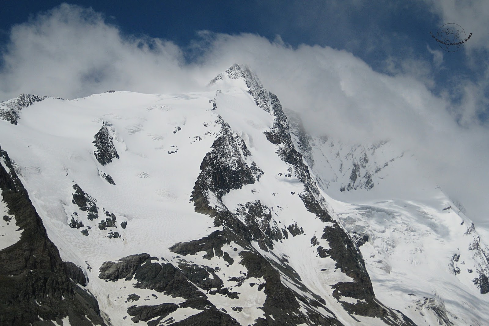 Najwyższy szczyt w Austrii- Großglockner, Austria 3798 m n.p.m