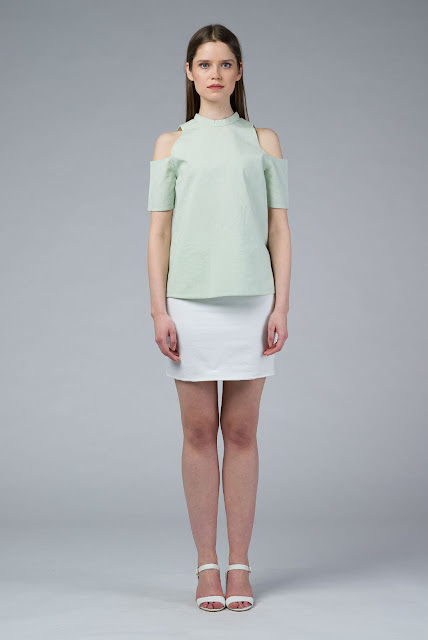 LINA: Ambrosia Top with cut-out Sleeves LINA: Ambrosia Top with cut-out Sleeves