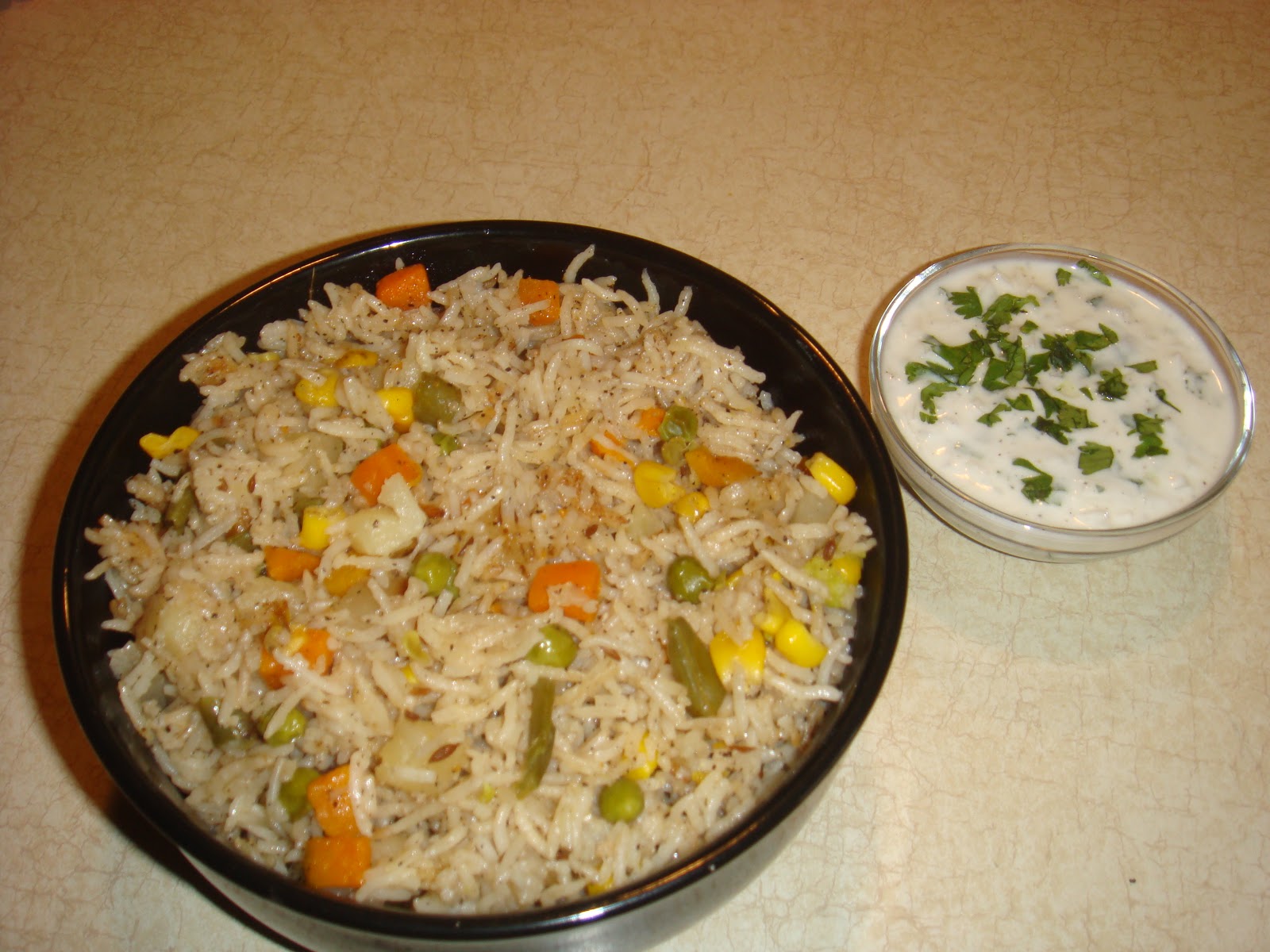 Subhra's Kitchen: Vegetable Pulao