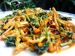 Urap Sayuran Resep Cara Membuat Urapan Sayuran Sunda Enak Pedas