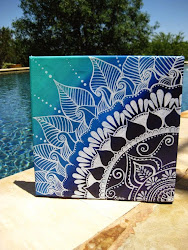 canvas painting mandala diy henna paint easy paintings mandalas drawing drawings inspiration watercolor decor cool draw wall canvases designs painted