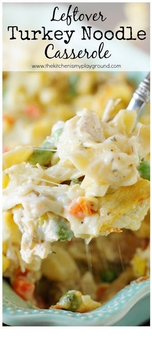 Leftover Turkey Noodle Casserole