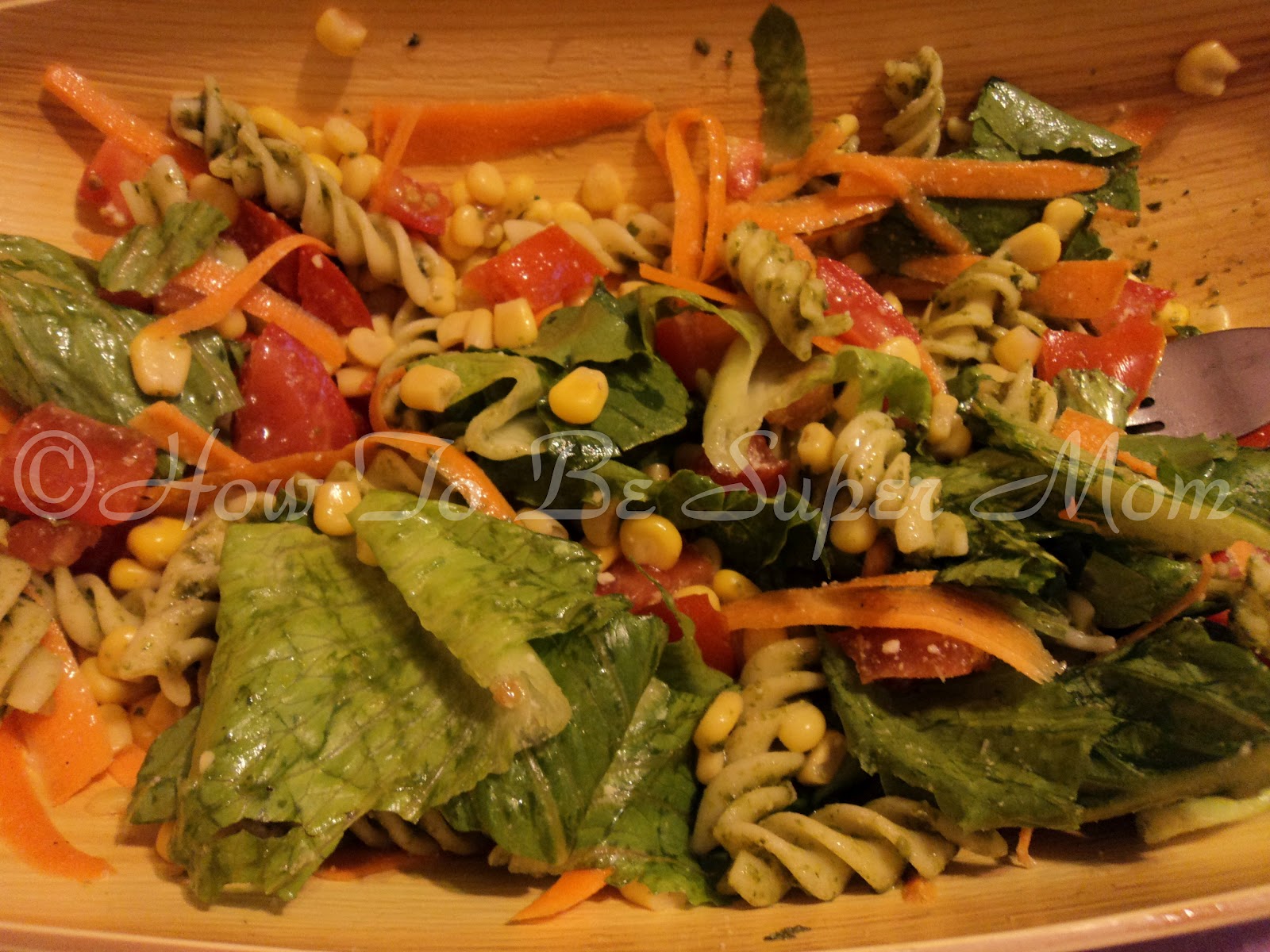 Family Crafts and Recipes Fusilli Pesto Salad