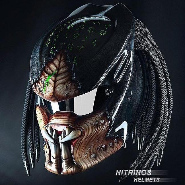 Galaxy Fantasy: Cascos de moto con rastas inspirados en Predator, de Nitronos