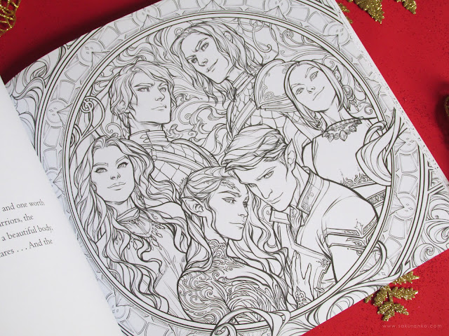 A Court of Thorns and Roses Coloring Book ~ By: Sarah J. Maas