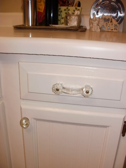 Moments with Loribeth - Cabinet Close-up Close-up of new cabinet handles