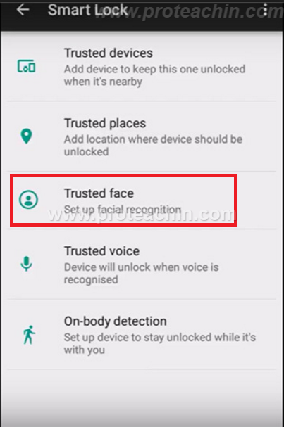 شرح خاصية On-body detection و Trusted face في هواتف الأندرويد  