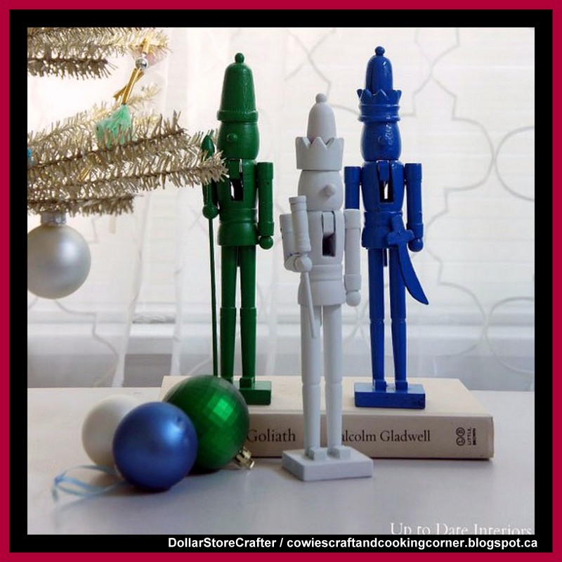 Dollar Store Crafter Modern Nutcrackers (Dollar Tree Crafts)