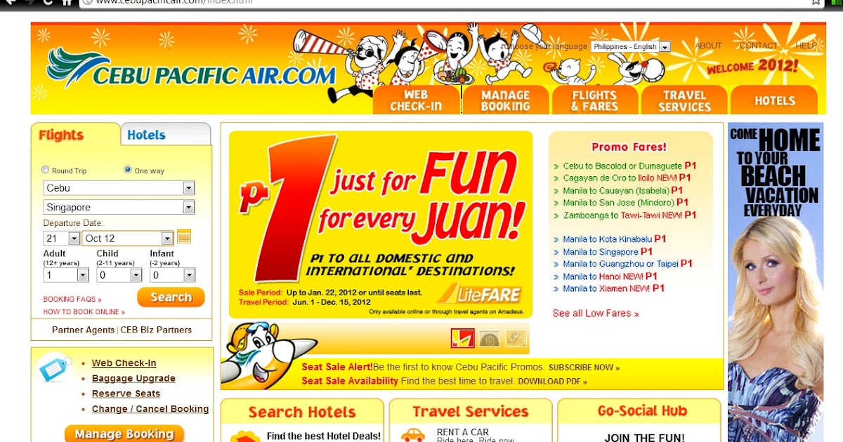 How to Reserve Tickets at Cebu Pacific Food, Travel and Whatevs
