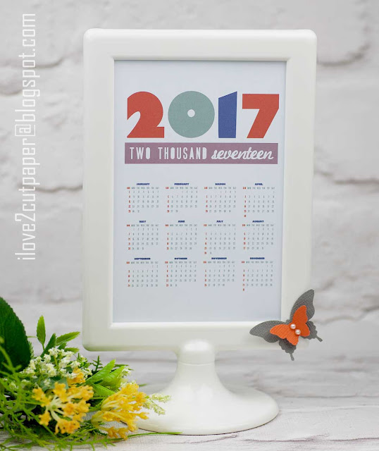 LD Calendar frame printable 2017 ilove2cutpaper, LD, Lettering Delights, Pazzles, Pazzles Inspiration, Pazzles Inspiration Vue, Inspiration Vue, Print and Cut, svg, cutting files, templates, Silhouette Cameo cutting machine, Brother Scan and Cut, Cricut, printable, calendar, 2017 calendar