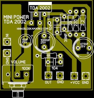 Power Mini amplifier TDA 2002