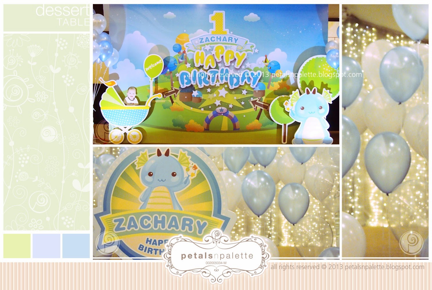 Dessert Table Birthday Party Wedding Decoration Malaysia Floral