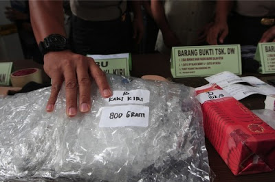 Meth bust in Indonesia Meth bust in Indonesia
