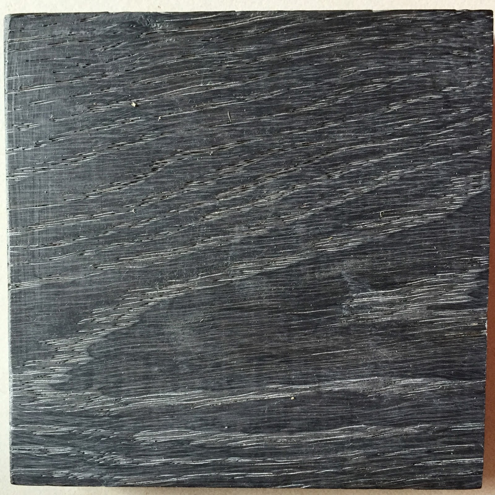 from Gardners 2 Bergers DIY Restoration Hardware Modern's Black Oak Finish