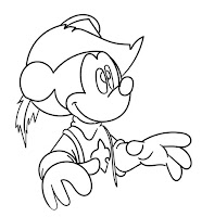 דפי צביעה מיקי מאוס