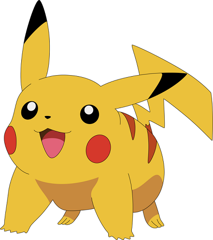 O Pikachu, do desenho Pokémon, não podia ficar de fora desses