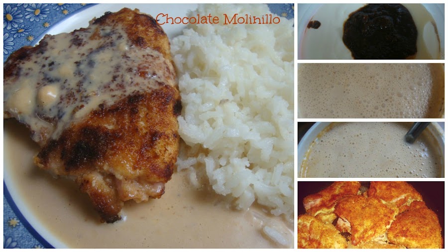 Pollo con Salsa de Chiles Ventilla 