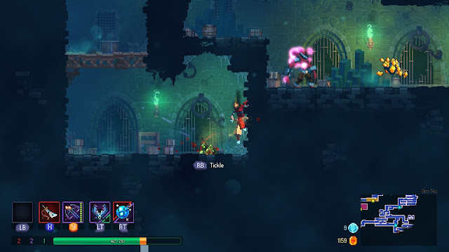 Dead Cells - tickling green slimes