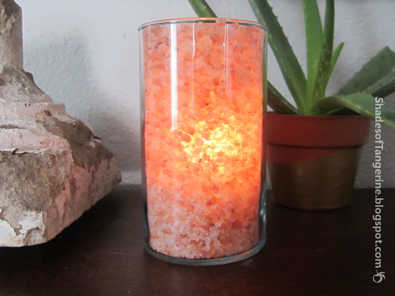 Shades Of Tangerine DIY Himalayan Salt Lamp