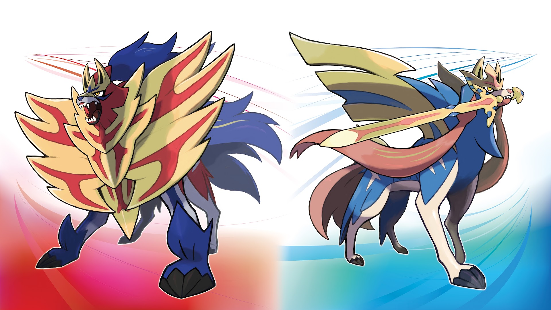 Zamazenta and Zacian Pokemon Sword and Shield 8K Wallpaper #10