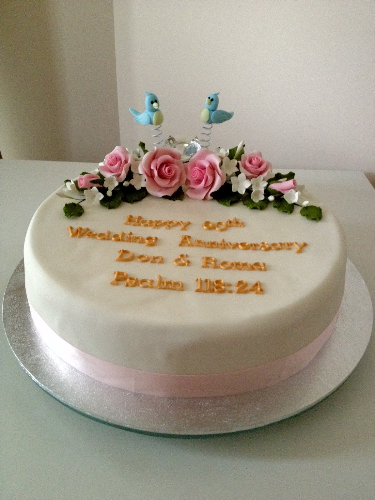 Cake Story by Jenty: 60th Wedding Anniversary
