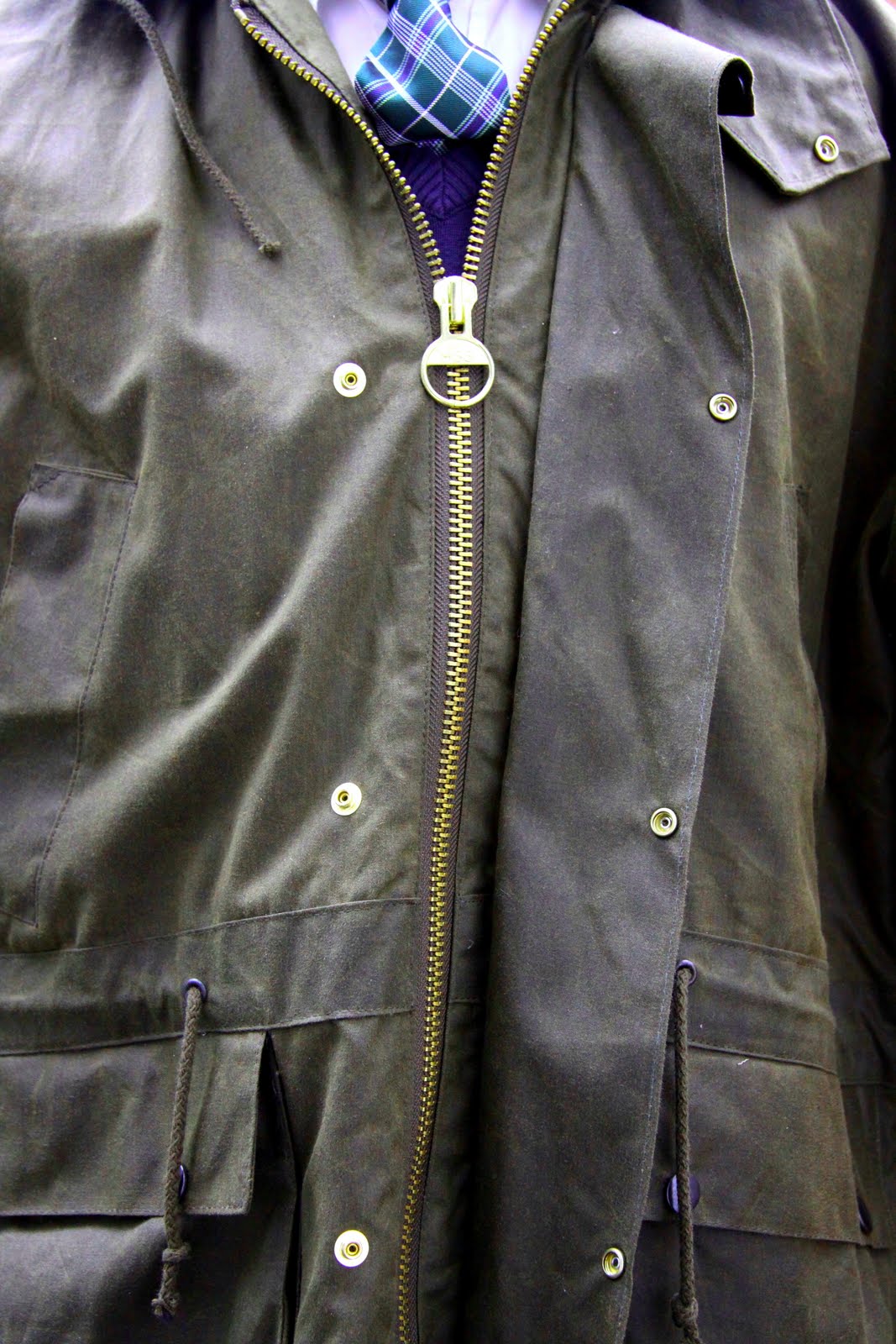 British Corner British Oilskin, Wax Jacket 100 Waxed Cotton