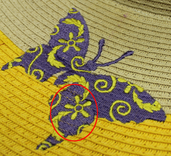 Embroidering on Straw / Synthetic Hats Embrohow