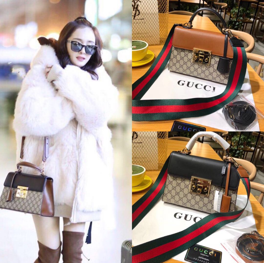 gucci padlock top handle