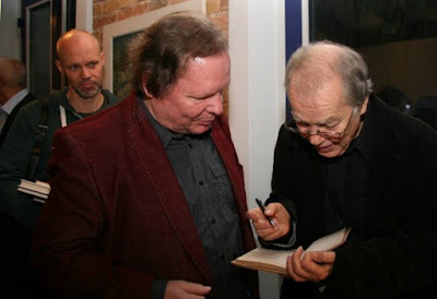 Abel Doering mit Volker Braun, Foto: Dagmar Parkner