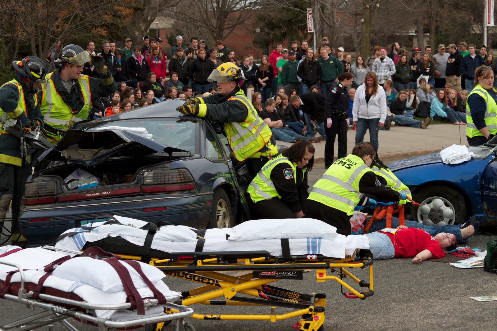 River Falls, WI Daily Photo Mock Crash