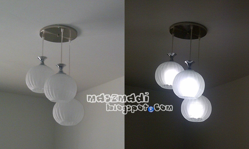 Deko Teratak Kami Lampu Houses Lighting Bila Dah Gantung 24 September 2017