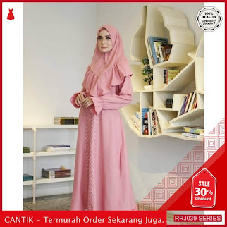 Jual RRJ039D125 Dress Muslim Ashari Wanita Syari Sf Terbaru BMGShop