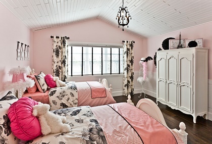 Habitaciones juveniles en rosa y negro - Colores en Casa