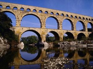 Aqueduct Pont de Gard, France