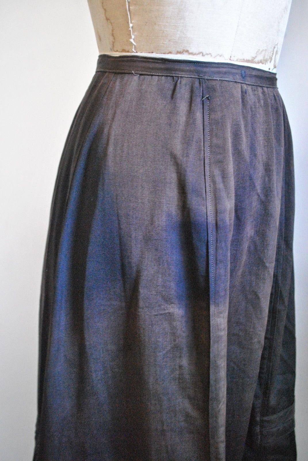 All The Pretty Dresses: Black Edwardian Shirtwaist and matching Skirt