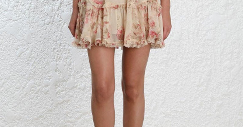 zimmermann corsair frill corset dress