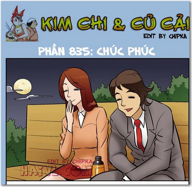 Kim Chi và Củ Cải phần 835 - Chúc Phúc. Đón xem trọ bộ truyện tranh Kim chi và củ cải tại thugian180