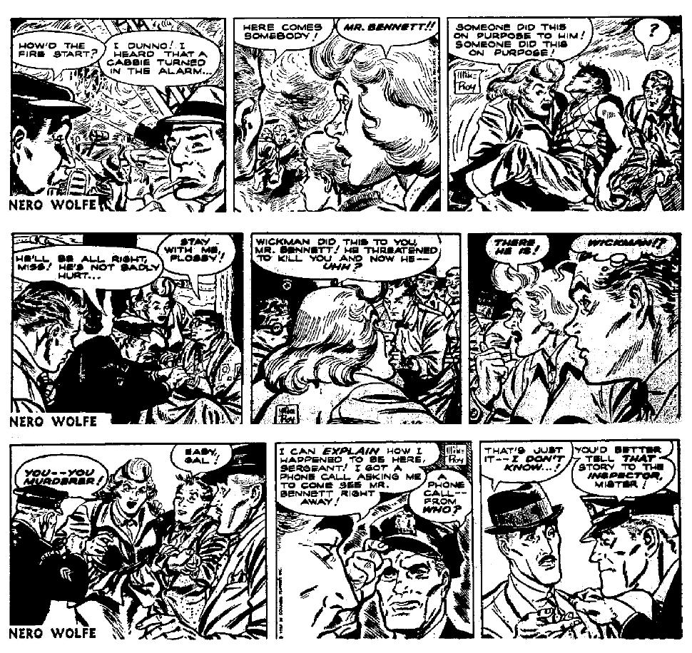 doctor who loved comics: nero wolfe-a comic presentation