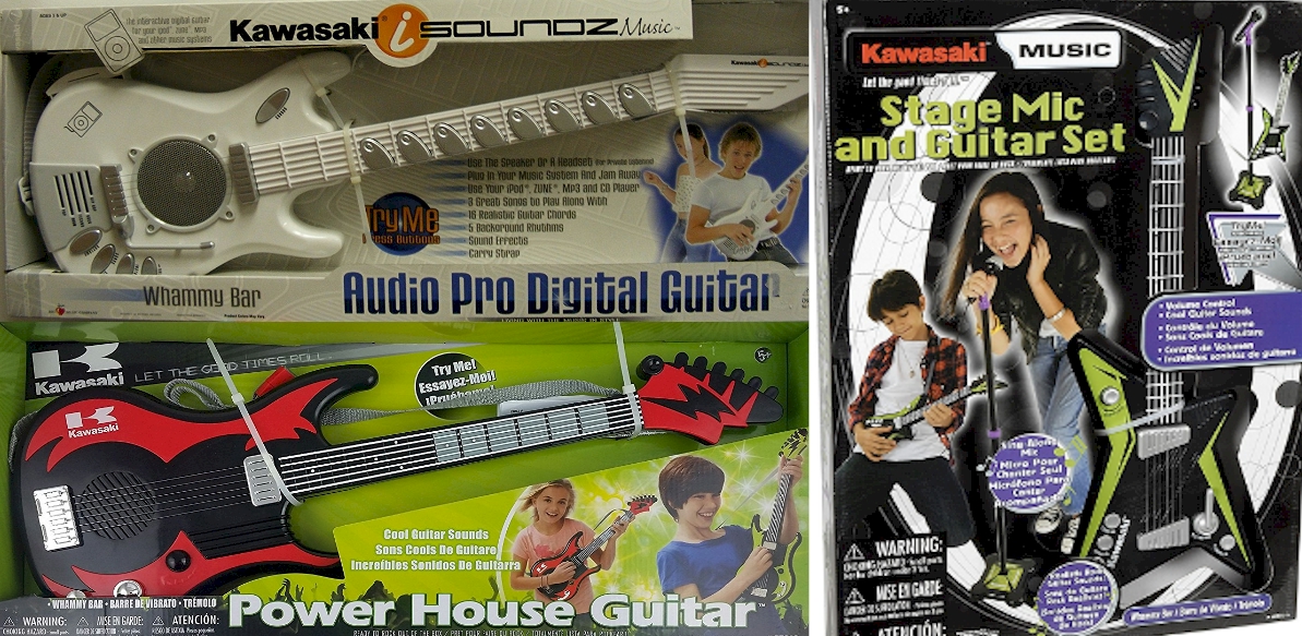 kawasaki toy guitar
