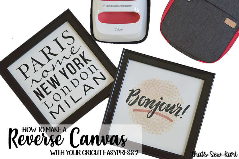 How to make a reverse canvas - Weekend Craft