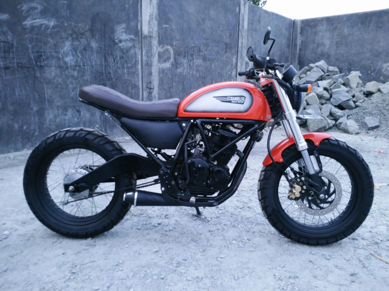 Modif Motor Scorpio kumpulan modifikasi yamaha scorpio scrambler terbaru Modif Motor Scorpio kumpulan modifikasi yamaha scorpio scrambler terbaru