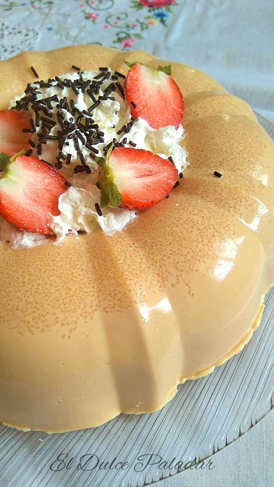 Gelatina de Dulce de leche, cajeta o manjar El dulce paladar