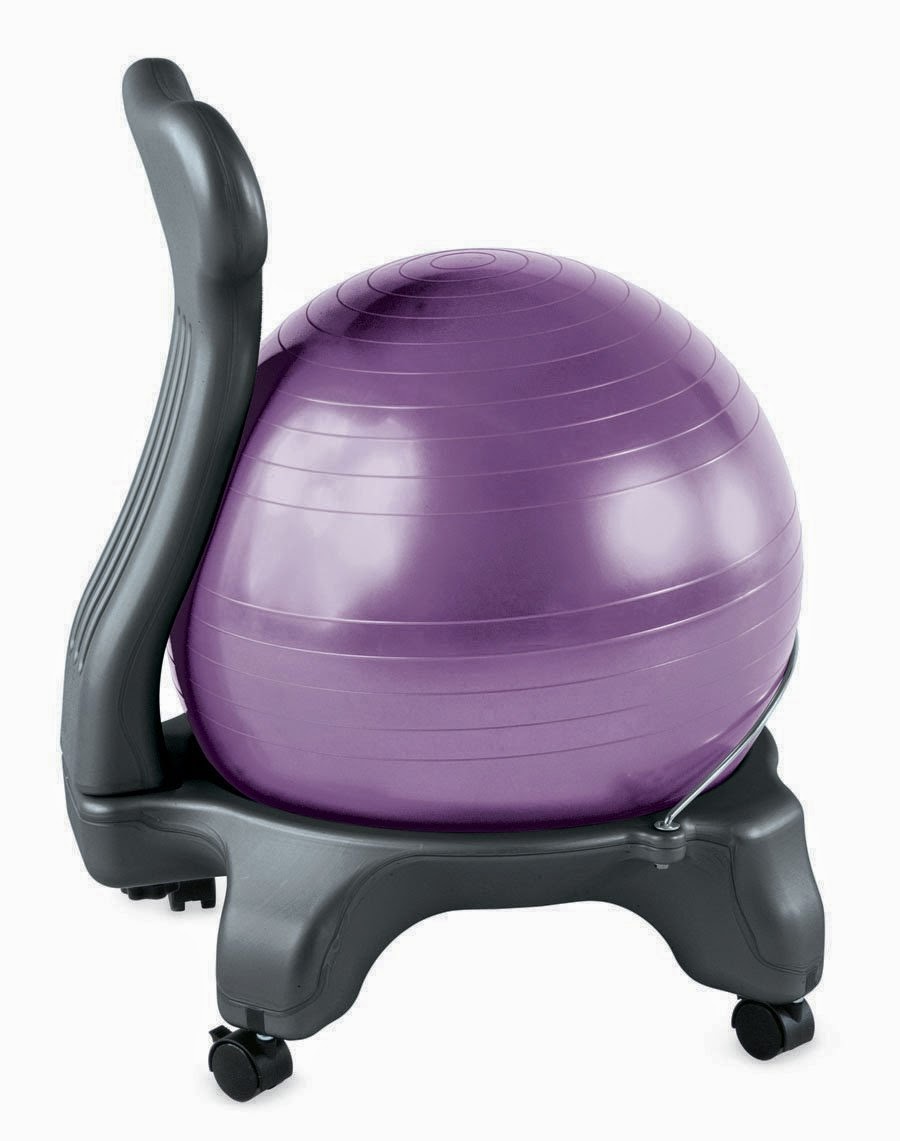 Health & Fitness Den Gaiam Balance Ball Chair, Review