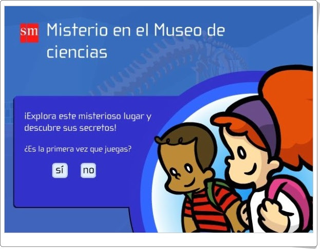 "Misterio en el Museo de Ciencias" (Aventuras interactivas  de Conocimiento del Medio de 3º de Primaria)