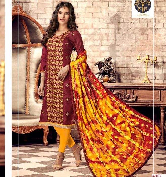 RR Fashion Razia vol 3 Banarasi Silk Salwar kameez