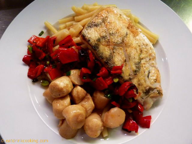 eatdrinkcooking: Zander auf der Haut gebraten mit Scallop-Sauce eatdrinkcooking: Zander auf der Haut gebraten mit Scallop-Sauce